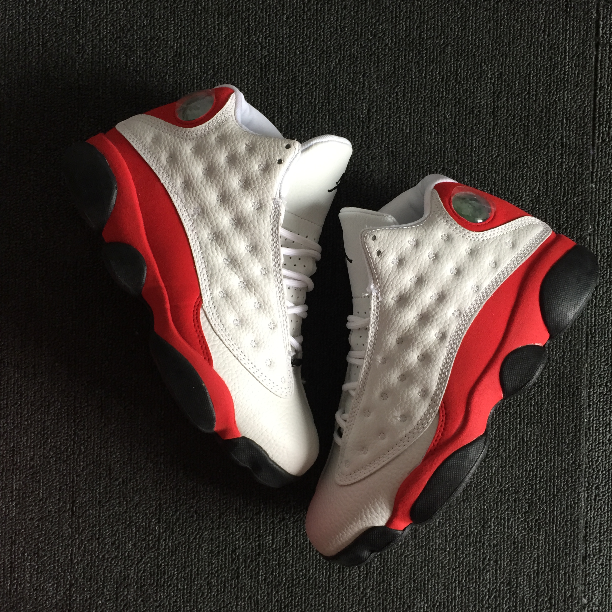 New Air Jordan 13 Chicago Red White Black Shoes - Click Image to Close